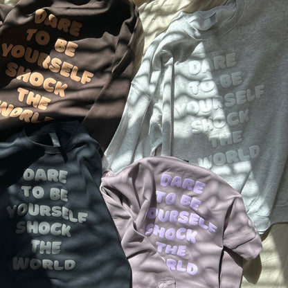 BE YOURSELF CREW/HOODIE